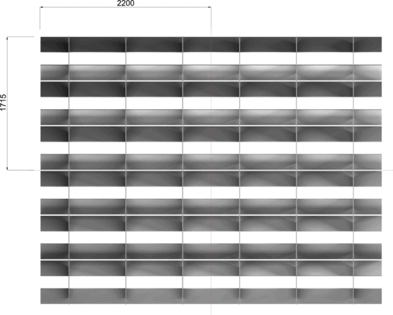 StratoScape Shutter Modular Ceiling Raft at 14six8
